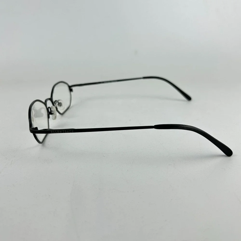 Ellen Tracy ET241 Women's Eyeglasses Frame Black Metal Cat Eye Full‎ Rim 135 mm